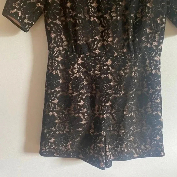 BCBGMaxAzria Black Lace Romper - Picture 5 of 16